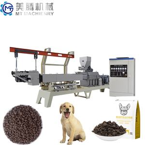 Nueva Línea de Producción de Alimento para Perros de Extrusión de Doble Tornillo Totalmente Automática, Controlada por PLC, de Acero Inoxidable 304, para el Procesamiento de Alimentos para Mascotas - Product Image 2