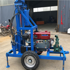Máquina portátil de perforación de pozos de agua alimentada por aire, diseño giratorio de rueda de profundidad máxima de 80m con núcleo de Motor para pruebas de suelo - Product Image 5