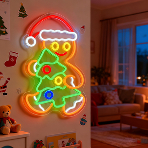 Bầu không khí lễ hội dẫn huy hiệu với tùy chỉnh cho Giáng sinh trang trí Neon tường ánh sáng màn hình hiển thị - Product Image 3