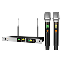 CHXYKOM IU-2030A-01 Micro sans fil bidirectionnel True Diversity 60M avec suppression du rétrofeedback et connecteur XLR métallique