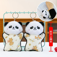 Collection personnalisée directe usine de jouets en peluche animaux en coton PP moelleux et doux, porte-clés 12 cm, faible MOQ, pour mini-grue à peluches