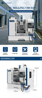 Hobby Cnc Freesmachine Centrum Vmc640 Cnc Freesmachine 3 As Verticale Freesmachines