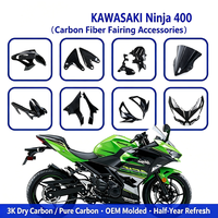 Carénage de moto en fibre de carbone, coque de protection, panneau de carrosserie, kit de carrosserie modifié personnalisé pour moto de piste pour Ninja 400