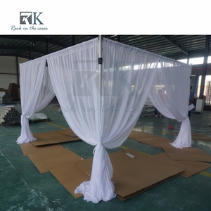Soportes Ajustables Resistentes para Tubos y Cortinas, para Ferias Comerciales, Cabinas de Fotos, Fondos de Boda - Product Image 5