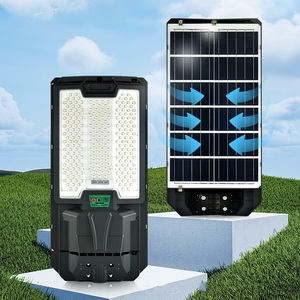 Đèn đường năng lượng mặt trời đèn sân ngoài trời mới nông thôn cảm biến chuyển động tất cả trong một thiết bị chiếu sáng công suất cao chống mưa - Product Image 3