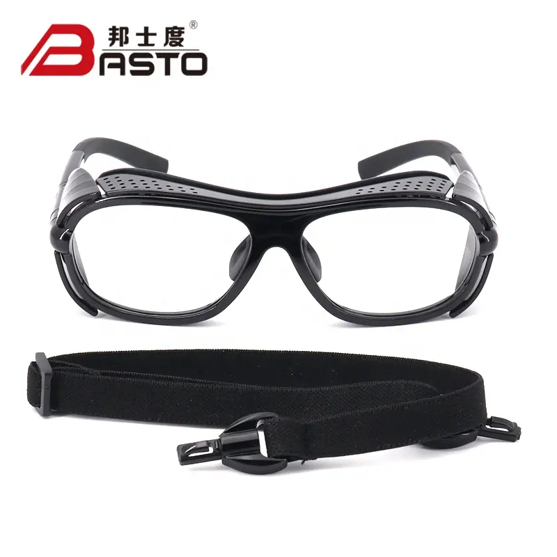 En166 نظارات السلامة الطبية المضادة للضباب واقية نظارات السلامة للعمل الصناعي ، حماية العين BK001 باستو