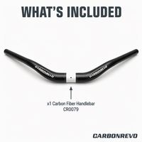 Guidon de trottinette électrique Carbonrevo en alliage d'aluminium, barre de direction à résistance supérieure pour les longues distances, ajustement parfait