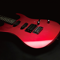 High-quality Custom-made 6-string Electric Guitar 24-fret Poplar Body S-S-H Pickup Configuration 6-point Tremolo Bridge for Solo