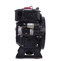 Moteur diesel marin puissant Yangmai 22hp 28hp, moteur diesel monocylindre à démarrage électrique Yangmai 8hp 10hp 15hp