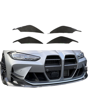 ช่องระบายอากาศข้างกันชน รุ่น R ทำจากคาร์บอนไฟเบอร์แห้ง 2 ชิ้น สำหรับ G80 ภายนอก สำหรับรถยนต์ M3 G80 4 ประตู ปี 2021 ขึ้นไป และ M4 G82 G83 2 ประตู - Product Image 1
