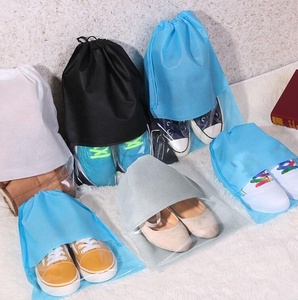 Bolsa de zapatos antipolvo personalizable impermeable desechable no tejida transparente organizador de almacenamiento de zapatil - Product Image 6