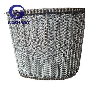 Bande transporteuse de grillage d'équilibre d'oeufs de spirale de maillon de chaîne d'acier inoxydable de prix bas 304 316 - Product Image 1