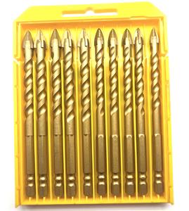 2025 chuyên nghiệp chéo hình lục giác gạch thủy tinh gốm đá cẩm thạch lỗ Xoắn tam giác sứ giáo mũi khoan - Product Image 1