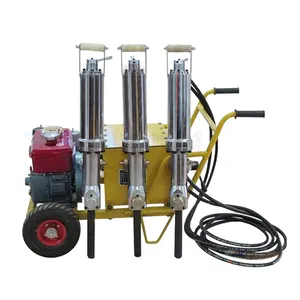 Hydraulic pressure splitter diesel rock splitting machine with factory price