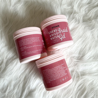 Gel Coiffant Personnalisé avec Logo Privé, Protection Thermique, Fixation Extra Forte pour Cheveux 4C, Coiffure Torsadée, Locs, Bords, Tresses, Unisexe, Tenue Puissante pour Barbe