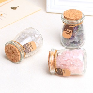 Bottiglia dei Desideri in Cristallo Naturale, Ghiaia Degaussante, Polvere di Ametista Bianca, Minerali Standard all'Ingrosso dalla Cina per Matrimoni e Compleanni - Product Image 3