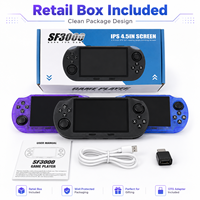 Console de Jeu Rétro Portable Open-Source SF3000 avec Plus de 20000 Jeux, Manettes Doubles, RPG, Batterie 3000mAh, Écran IPS