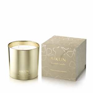 Vela aromática de lujo AIKUN para el hogar, en vaso personalizado con empaque personalizado, para decoración de sala de estar, dormitorio y pasillo. - Product Image 3