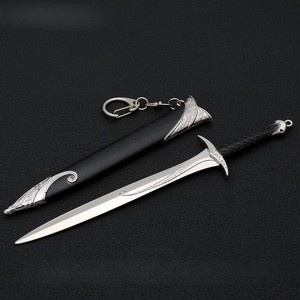 Accesorio de <span class=keywords><strong>película</strong></span> Popular de <span class=keywords><strong>El</strong></span> Señor DE LOS Anillos, todas las artes y manualidades de Metal, decoración, versión de funda de espada Sting - Product Image 6