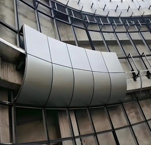 商场别墅酒店现代2.5毫米粉末涂层铝板柱柱天花板立面装饰 - Product Image 2