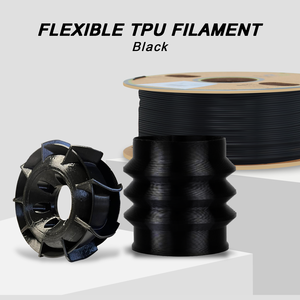YOUSU <span class=keywords><strong>TPU</strong></span> 1.75mm 2.85mm 1kg sans déformation et diamètre de précision Filament 3d Filament flexible 65A/75A/85A/95A pour imprimantes 3d Noir - Product Image 4