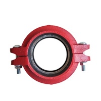 Couplage flexible rainuré en fonte ductile haute pression résistant à la corrosion pour l'absorption des vibrations des tuyaux et l'alignement des décalages FM