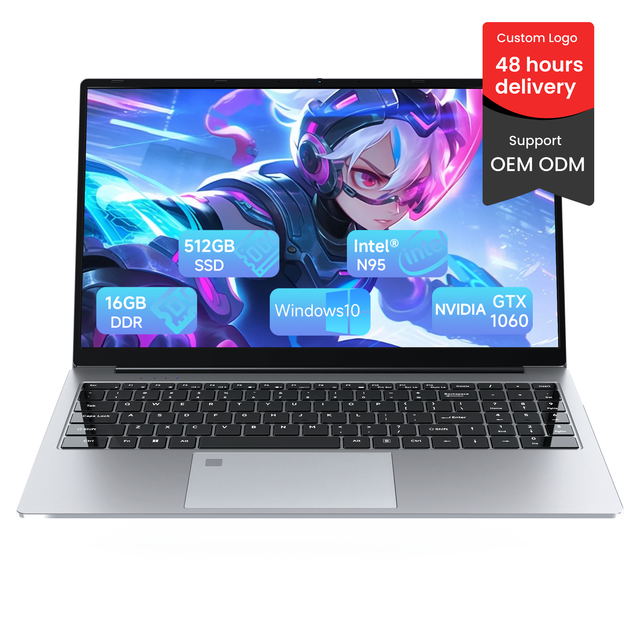 New Wholesale 15.6" 6GB Dual Dedicated Graphics Quad Core Intel Game Laptop Full HD GDDR5 English Backlit Keyboard 512GB SSD