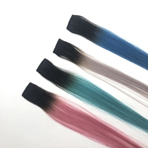 Extensiones <span class=keywords><strong>de</strong></span> <span class=keywords><strong>Cabello</strong></span> Humano Brasileño al por Mayor, 18 Pulgadas, Grado Superior Remy, con Clip, Ondulado Natural Negro, Cola <span class=keywords><strong>de</strong></span> Caballo # Máquina 1B - Product Image 4