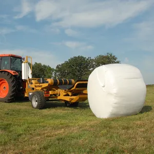 100% PE made round Bale Wrap 48 inch plastic wrap for round bales