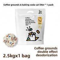 Hochwertiges Haushalts-Katzenstreu mit Kaffee- und Tofu-Duft, Tapioka-Seife, Deodorant-Formel, schnell klumpend und auflösend