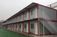 Maison préfabriquée modulaire à 2 étages, 20 pieds x 40 pieds, hébergement moderne et portable, maison préfabriquée