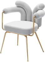 Chaise de salon moderne et meubles de comptoir de chaise d'ongle avec le matériel de MDF pour l'usage d'hôtel de centre commercial de magasins de beauté