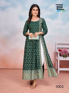 Nueva colección de bodas y fiestas Rayon Kurtis Ropa india y pakistaní para exportación Venta Long Kurti - Product Image 3