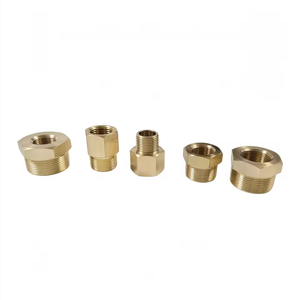 Raccordo in Ottone Filettato Maschio e Femmina OEM per Tubi, Adattatore Esagonale, Tappi per Tubi, Estensore Nipplo 1/8 1/4 - Product Image 3