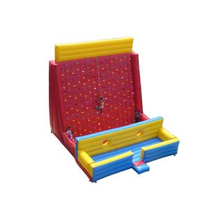 Pared <span class=keywords><strong>de</strong></span> <span class=keywords><strong>escalada</strong></span> en roca inflable <span class=keywords><strong>de</strong></span> PVC con juegos <span class=keywords><strong>de</strong></span> cuerdas fuertes para niños adultos a la venta - Product Image 1