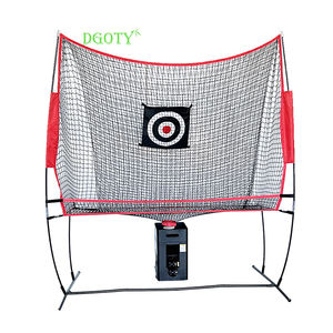 Machine de pickleball d'entraînement télécommandée, petite machine de lancer avec système de retour de balles en polyester, équipement de pickleball avec filet - Product Image 1