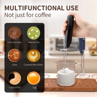 Espumador de Leche Eléctrico Multicolor Cliton Promotion, Espumador de Leche Automático de Mano, Espumador de Leche Portátil para Lattes