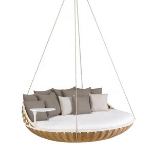 Chaise suspendue d'extérieur, balançoires <span class=keywords><strong>de</strong></span> patio, <span class=keywords><strong>lit</strong></span> <span class=keywords><strong>suspendu</strong></span> en rotin en forme d'œuf, balançoire <span class=keywords><strong>de</strong></span> jour, <span class=keywords><strong>lit</strong></span> <span class=keywords><strong>de</strong></span> <span class=keywords><strong>soleil</strong></span> - Product Image 1
