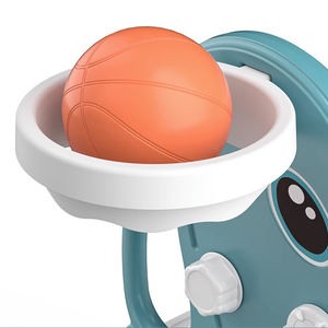 Glissière pliante en plastique d'intérieur de terrain de jeu de toboggan de <span class=keywords><strong>chiot</strong></span> de dessin animé de stockage pratique de vente chaude - Product Image 4