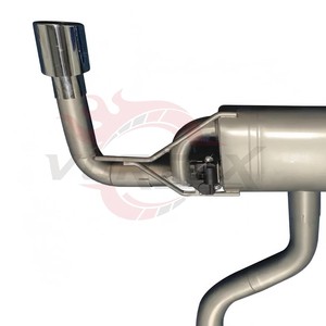 ท่อไอเสียแคทแบคสแตนเลส Vortex พร้อมวาล์ว สำหรับรถยนต์ VW Golf GTI MK7 2.0T EA888 ปี 2015-2020 ปลายท่อคู่โครเมียม วาล์วอิเล็กทรอนิกส์ - Product Image 5