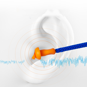 Chất lượng tái sử dụng nút tai 29db corded Silicone Tai cắm cho công trình xây dựng nút tai xe máy phạm vi bảo vệ thính giác - Product Image 4