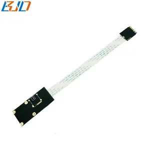 Clé M.2 NGFF Interface A + E Key-E vers carte adaptateur sans fil Mini PCI-E MPCIe Slot avec prise en charge du câble FPC flexible Module Wifi BT