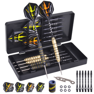 عرض ساخن: طقم سهام فولاذية من 6 قطع من توبو، 20 جرام، برؤوس فولاذية وأعمدة من الألومنيوم، قابل للتخصيص بألوان وشعارات مختلفة، تغليف حسب الطلب، موديل TD-D6010 - Product Image 1