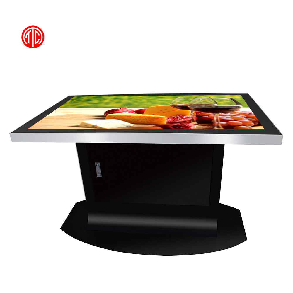 4K all in one PC System 43 inch waterproof smart multi touch screen game table high resolution kiosk liquid Crystal Display Advertising