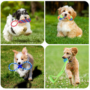 Juguetes para Perros Pacific Pups, Juguetes Resistentes para Masticar, Juguetes de Algodón para Cachorros, para Perros con Mordida Agresiva - Product Image 3