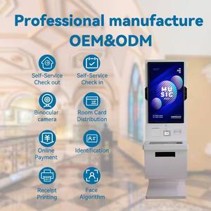 Autoservicio <span class=keywords><strong>Seguro</strong></span> médico Servicio integral Piso de pie Pantalla táctil de 32/43 pulgadas Quiosco de escáner A4 con impresora A4 - Product Image 3