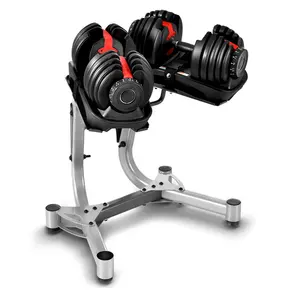 Adjustable Dumbbell Metal Rack Stand 661LBS 300KGS Weight Limit Storage Stand With Wheels For Home Gym