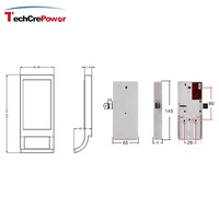 Clavier intelligent RFID carte casier serrure numérique, meubles serrure classeur intelligent sécurité rfid armoires tiroir combinaison serrure