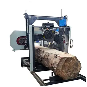 automatic woodworking used portable bandsaw mill band sawmill horizontal