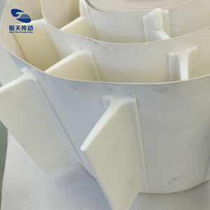 Jingtian PU Ölbeständiger 2-Schicht-Steigbandförderer mit Riffelung 2 Jahre Garantie 50x20x20cm für Lebensmittel- und Getränkefabriken - Product Image 5